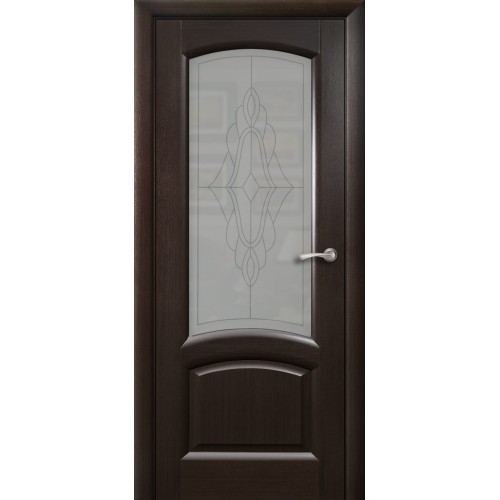 Межкомнатная дверь Viva Александрит венге (со стеклом)