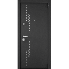 Входная дверь Torex SUPER OMEGA 100 Черный муар металлик / СТ Графит матовый SO-КВ-6