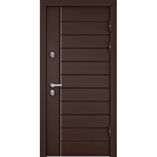 Входная дверь Torex SNEGIR 45 PP RAL 8017 коричневый / Венге