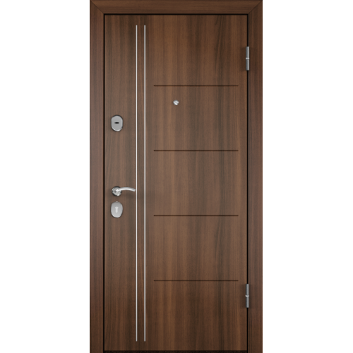 Входная дверь Torex DELTA-M 10 Орех лесной / ПВХ Каштан темный