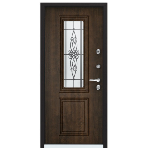Входная дверь Torex SNEGIR 55C-01 RAL 8019 / Орех грецкий