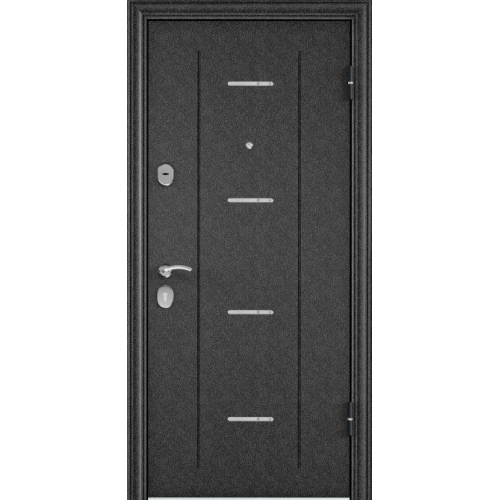 Входная дверь Torex DELTA-M 12 Черный шелк / ПВХ Бетон темный DML-04