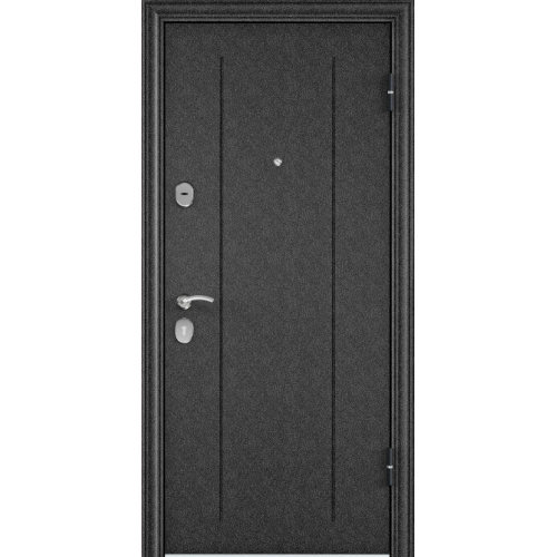 Входная дверь Torex DELTA-M 12 Черный шелк RGSO / ПВХ Дуб коньяк