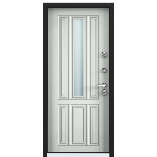 Входная дверь Torex SNEGIR COTTAGE 01 RAL 9016 белый / RAL 9016 белый