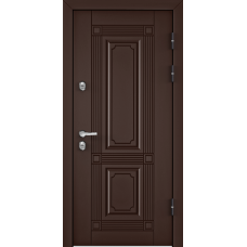 Входная дверь Torex SNEGIR 45 PP RAL 8017 коричневый / Орех грецкий