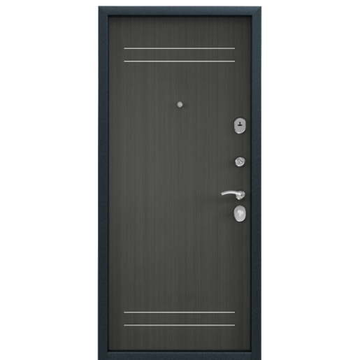 Входная дверь Torex DELTA-M 10 Темно синий букле / ПВХ Каштан темный
