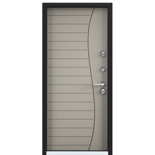 Входная дверь Torex SNEGIR 20 MP Черный муар металлик / Кремовый ликер