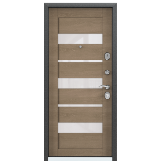 Входная дверь Torex DELTA-112 Черный шелк / CT Wood Brown