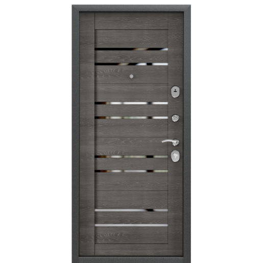 Входная дверь Torex DELTA-112 Черный шелк / CT Wood Grey