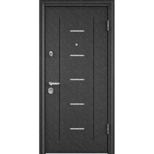 Входная дверь Torex SUPER OMEGA 10 Черный шелк RP4 / Белый перламутр RS-10