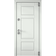 Входная дверь Torex SNEGIR 55 PP RAL 9016 белый / Шамбори светлый S55-NC-2