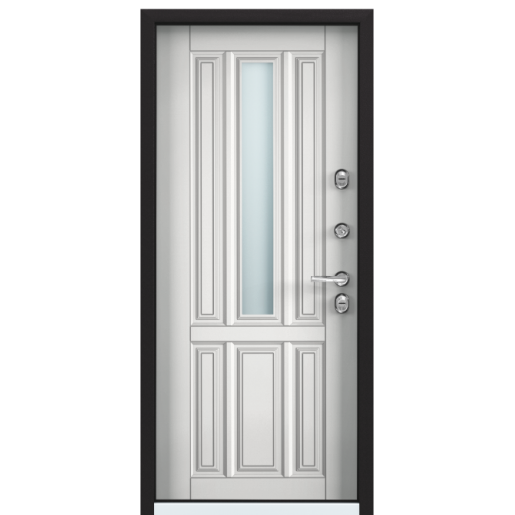 Входная дверь Torex SNEGIR COTTAGE 01 ЛКП Зеленый изумруд / Белый