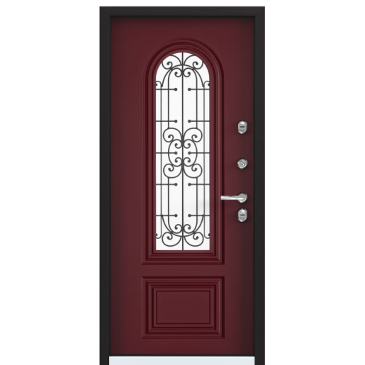 Входная дверь Torex SNEGIR COTTAGE 02 RAL 3005 / RAL 3005