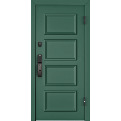 Входная дверь Torex CYBER ЛКП Зеленый изумруд / ЛКП глубокий чёрный
