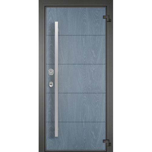 Входная дверь Torex DOMANI 100 ФМ Синий гиацинт / RAL 9016 белый
