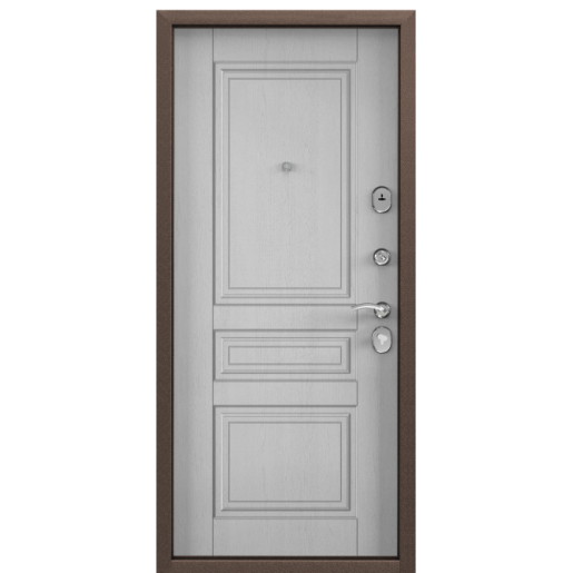 Входная дверь Torex DELTA-M 10 Медный антик / ПВХ Дуб белый матовый