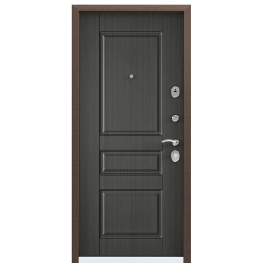 Входная дверь Torex DELTA-112 Медный антик / ПВХ Каштан темный
