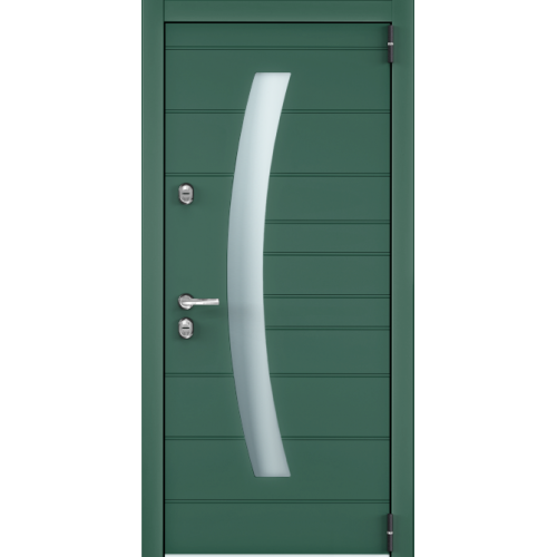 Входная дверь Torex SNEGIR COTTAGE 04 ЛКП Зеленый изумруд / ЛКП Зеленый изумруд
