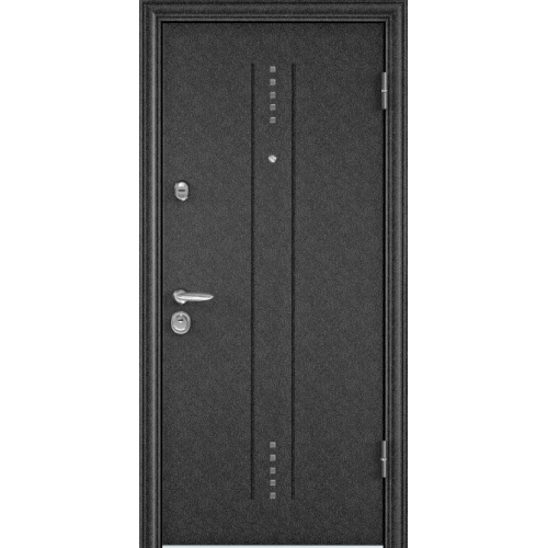Входная дверь Torex SUPER OMEGA 10 Черный шелк RP2 / Белый перламутр RS-2