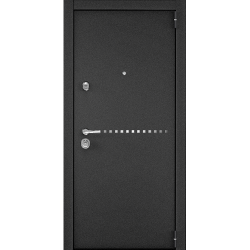 Входная дверь Torex SUPER OMEGA 100 Черный муар металлик / Дуб бежевый