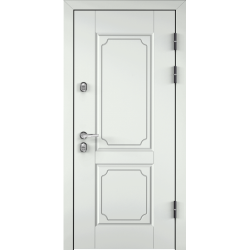 Входная дверь Torex SNEGIR 45 PP RAL 9016 белый / Дуб бежевый S45-06