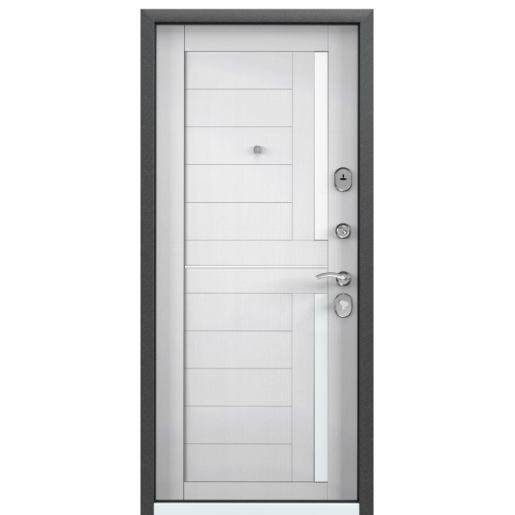 Входная дверь Torex DELTA-M 10 Черный шелк / Лиственница белая