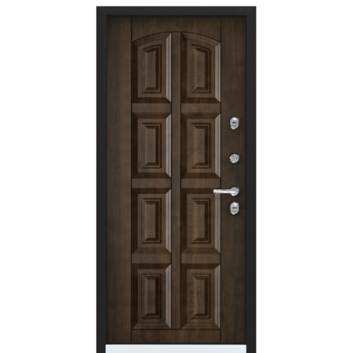 Входная дверь Torex SNEGIR 45 PP RAL 8017 коричневый / Орех грецкий S45-04