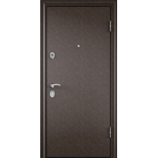 Входная дверь Torex DELTA-112 Медный антик / ПВХ Каштан темный DM