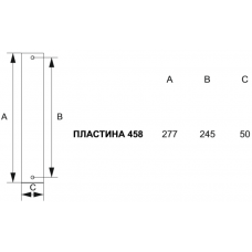 Дверная ручка Fadex 424/458 Cyl Denver Матовая бронза