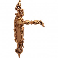 Дверная ручка Fadex 1100/1130 Jumana Pass Золото 24К + коричневый