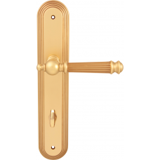 Дверная ручка Fadex 102 Veronica Wc на пластине Demetra Французское золото