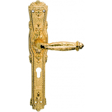 Дверная ручка Fadex 1070 Emerald Cyl Золото 24k