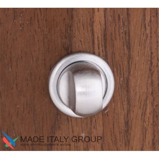 Фиксатор поворотный круглый Venezia Unique WC-30 (серия SLIM) матовый хром