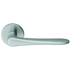 Дверные ручки Morelli Luxury AULA R5 CSA Цвет - Матовый хром
