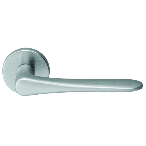 Дверные ручки Morelli Luxury AULA R5 CSA Цвет - Матовый хром