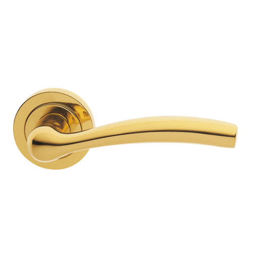 Дверные ручки Morelli Luxury VENERA OTL Цвет - Золото