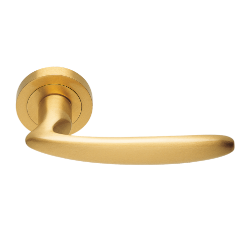 Дверные ручки Morelli Luxury FLAMINGO OSA Цвет - Матовое золото