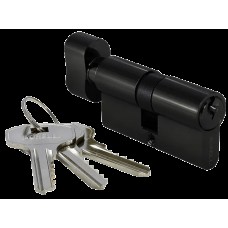 Ключевой цилиндр MORELLI с поворотной ручкой (60 мм) 60CK BL Цвет - Черный