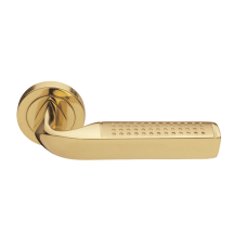 Дверные ручки Morelli Luxury MATRIX OSA/OTL Цвет - Матовое золото/золото