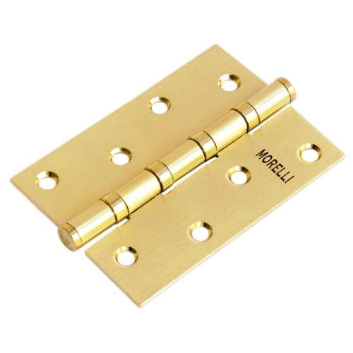 Петля MORELLI стальная универсальная MS 100X70X2.5-4BB SG Цвет - Матовое золото