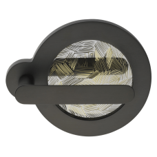 Дверные ручки Morelli Luxury PLANET HM ANT/6 Цвет - Черный антрацит