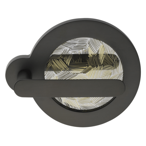 Дверные ручки Morelli Luxury PLANET HM ANT/6 Цвет - Черный антрацит