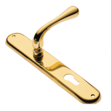 Дверные ручки на планке Morelli Luxury ASTRO PL OTL Цвет - Золото