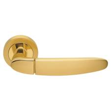 Дверные ручки Morelli Luxury SAIL OSA/OTL Цвет - Матовое золото/золото