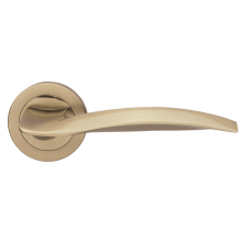 Дверные ручки Morelli Luxury WAVE NIS Цвет - Матовый никель