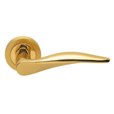 Дверные ручки Morelli Luxury DALI OSA/OTL Цвет - Матовое золото/золото