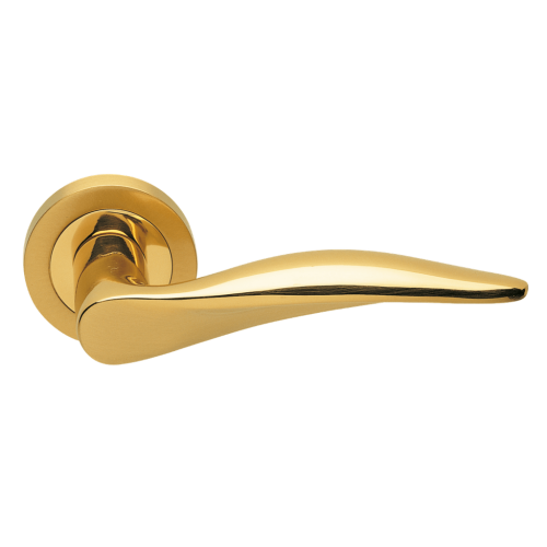 Дверные ручки Morelli Luxury DALI OSA/OTL Цвет - Матовое золото/золото