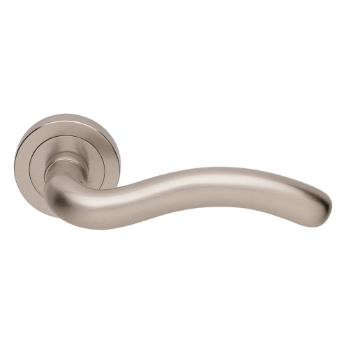 Дверные ручки Morelli Luxury SNAKE NIS Цвет - Матовый никель