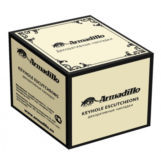 Накладка NORMAL Armadillo (Армадилло) PS/CL-AS-9 Античное серебро 2 шт.