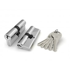 Цилиндровый механизм Fuaro (Фуаро) R300/70 mm-BL (30+10+30) CP хром 5 кл. БЛИСТЕР